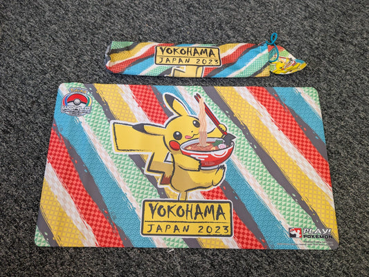 Pokemon - Yokohama 2023 - Ramen Pikachu - Playmat & Bag
